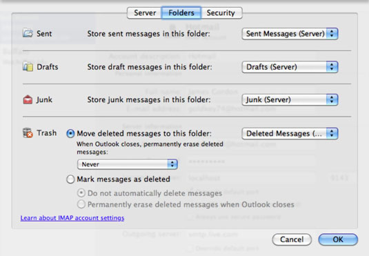 customize outlook for mac action toolbar
